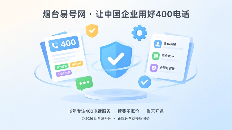 抽象服务框架展示正规400电话服务商判断标准
