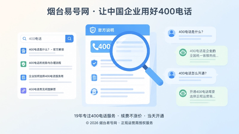 客户搜索400电话并找到官方说明